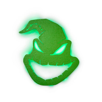 Oogie Boogie LED Light-Up Sign - The Nightmare Before Christmas GREEN