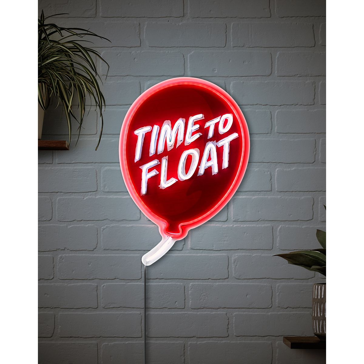 Time to Float Neon LED Light-Up Sign - It: Chapter Two RED
