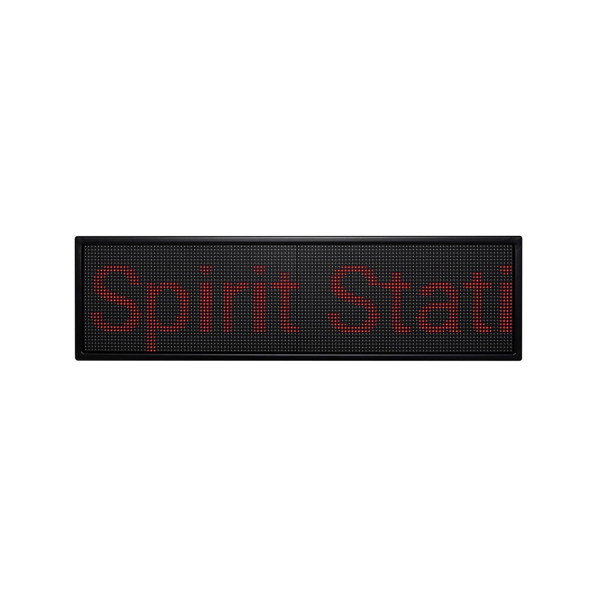Spirit Station Z LED Scrolling Sign BLACK