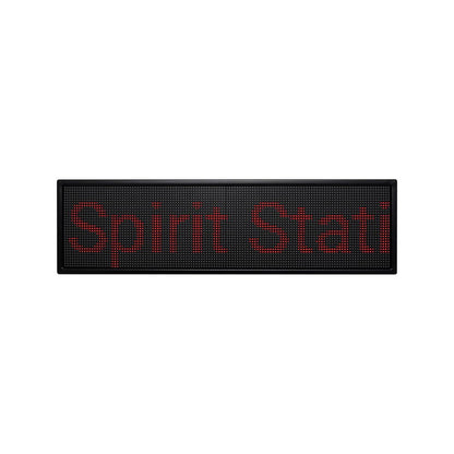 Spirit Station Z LED Scrolling Sign BLACK