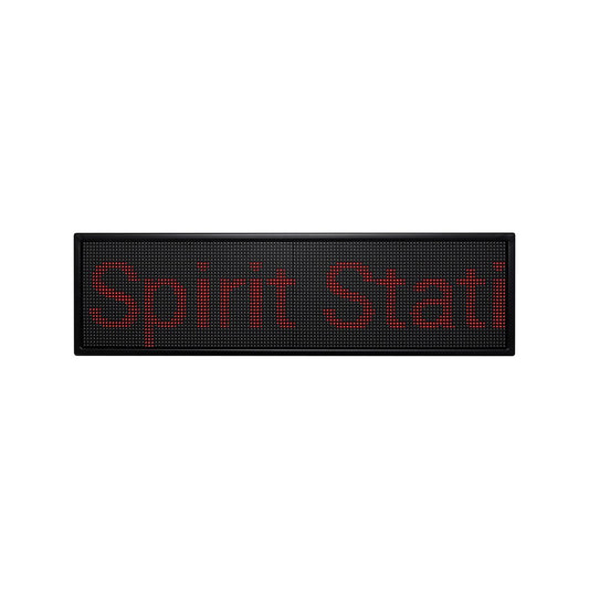 Spirit Station Z LED Scrolling Sign BLACK