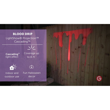 Blood Drip Light Projector RED