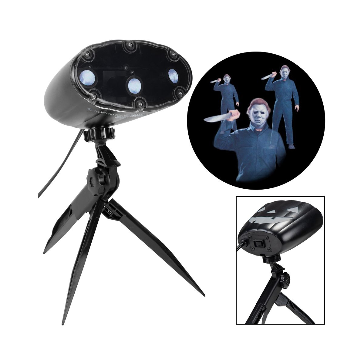 LED Michael Myers Shutter Projector Spotlight - Halloween MULTI-COLOR