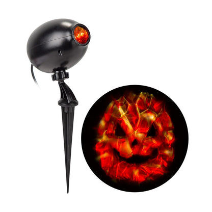 Pumpkin Fire and Ice Light Projector ORANGE