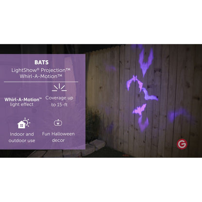 Purple Bat Light Projector MULTI-COLOR