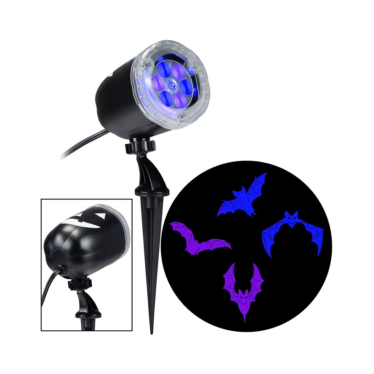 Purple Bat Light Projector MULTI-COLOR
