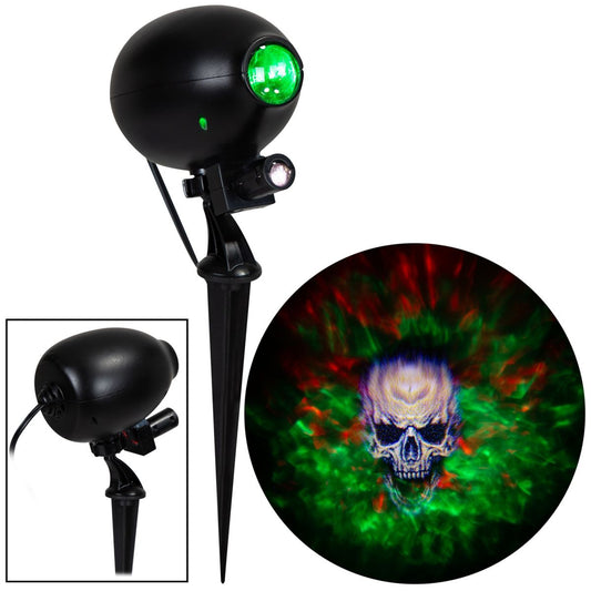 Skull Fire and Ice Light Projector BLACK