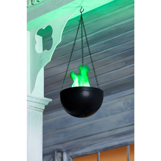 Mini Hanging Green LED Flame Light BLACK AND GREEN