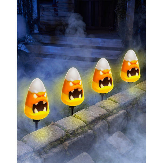 Light-Up LED Candy Corn Pathway Markers MULTI-COLOR