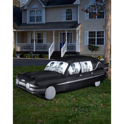 14 Ft Hearse Inflatable Decoration BLACK