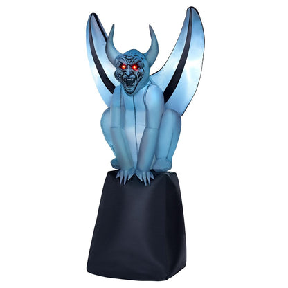 5 Ft Light-Up Gargoyle Inflatable Decoration BLACK/GRAY