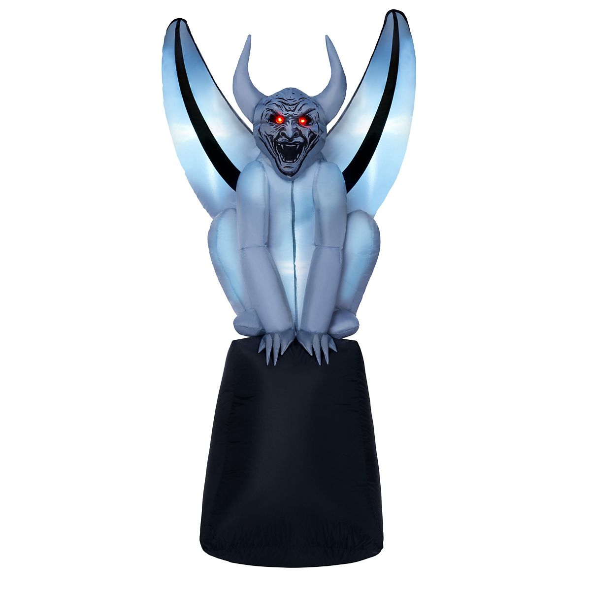 5 Ft Light-Up Gargoyle Inflatable Decoration BLACK/GRAY