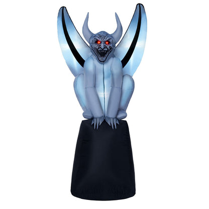 5 Ft Light-Up Gargoyle Inflatable Decoration BLACK/GRAY