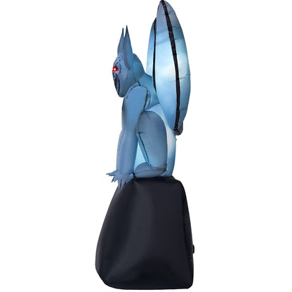5 Ft Light-Up Gargoyle Inflatable Decoration BLACK/GRAY