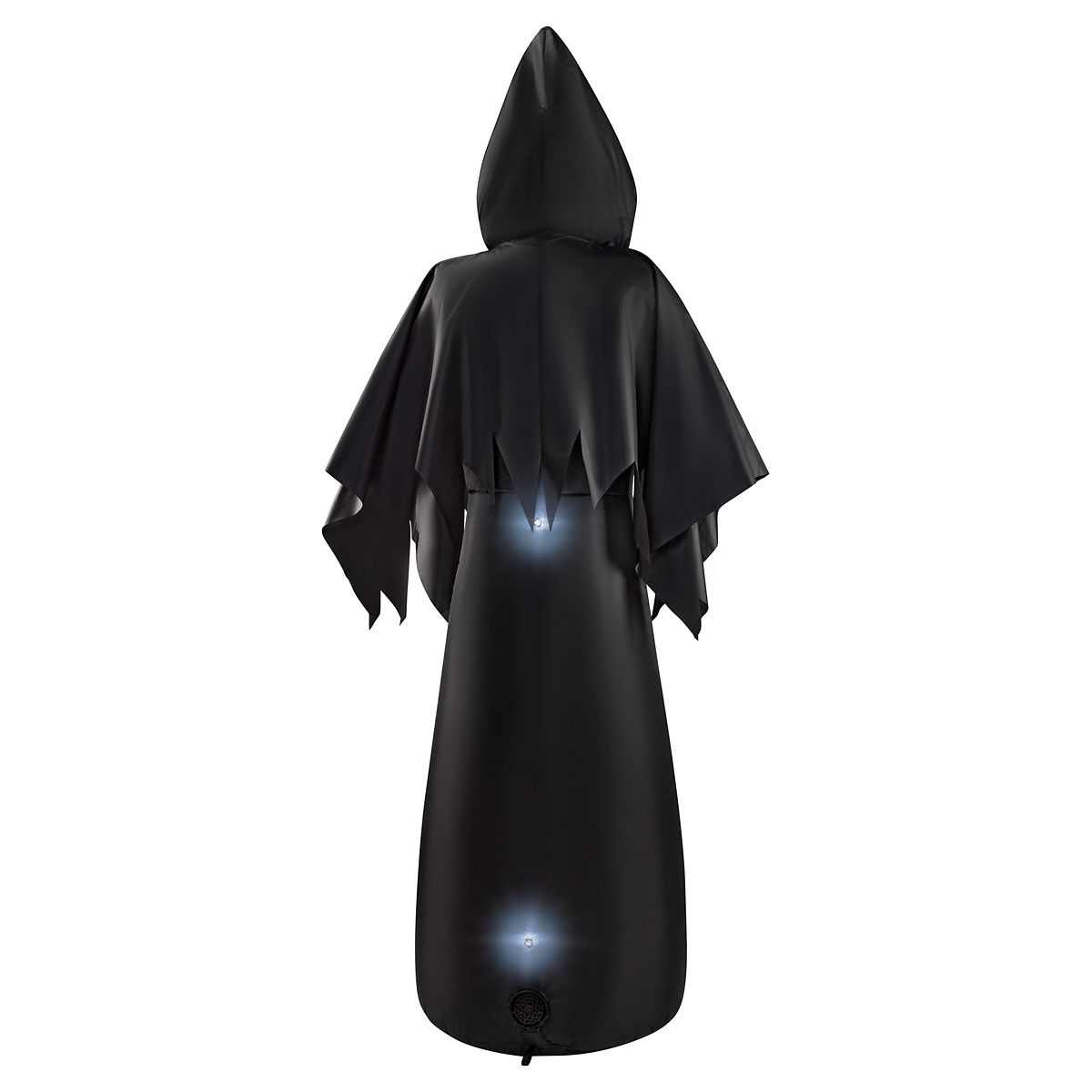 6 Ft. Masked Hooded Figure Light-Up Inflatable Decoration BLACK