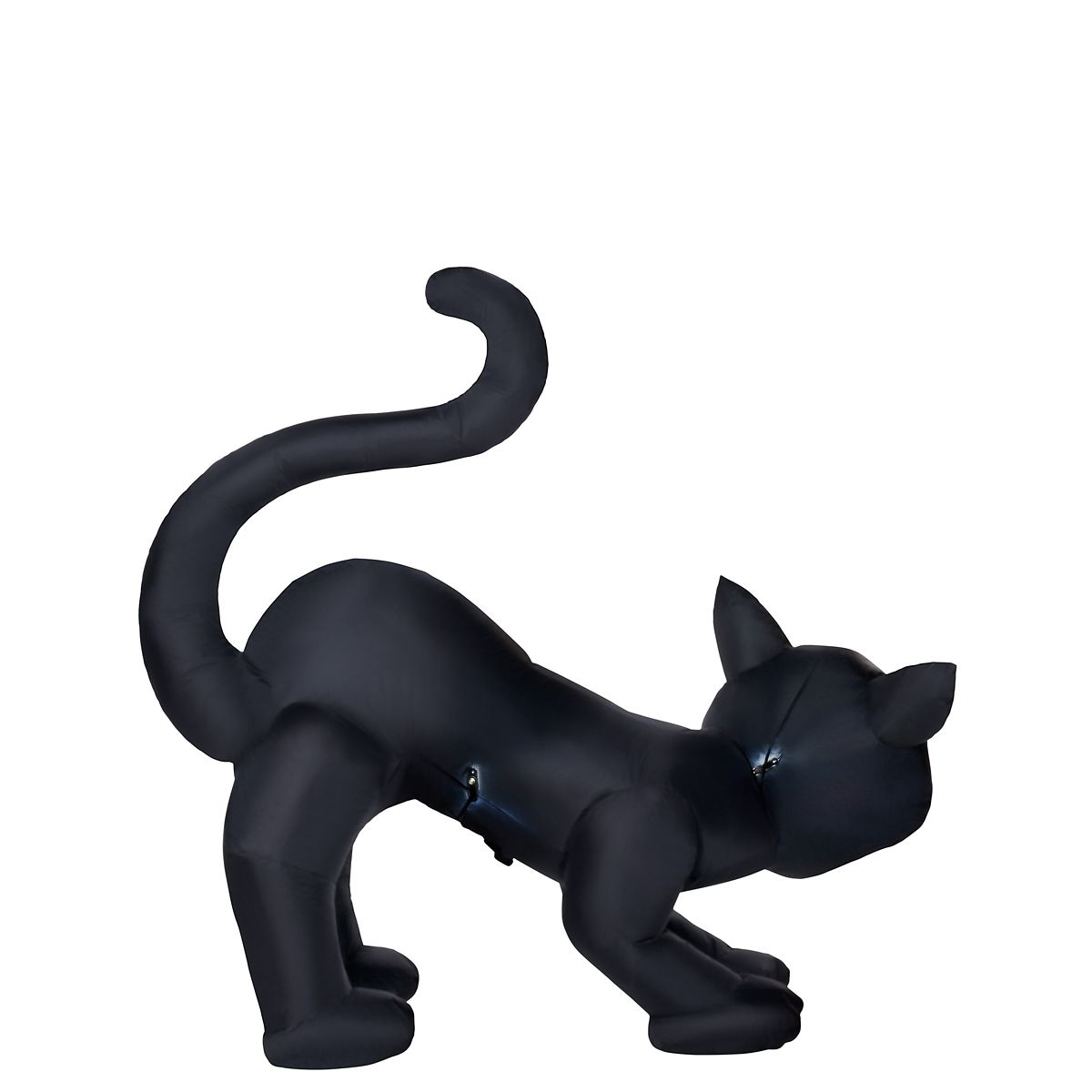 4 Ft Light-Up Scary Cat Inflatable - Decorations BLACK/GRAY