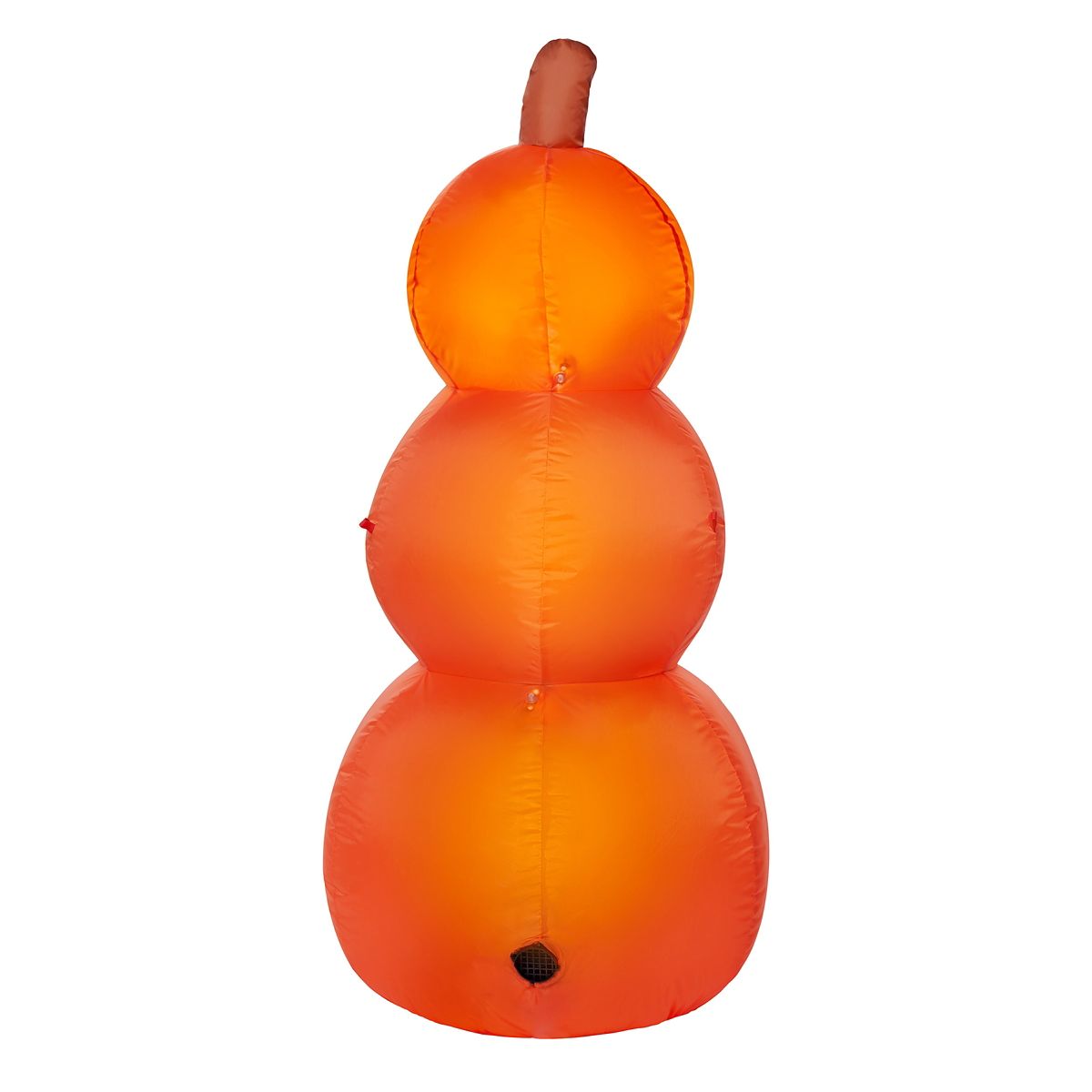 4 Ft Light-Up Pumpkin Stack Inflatable Decoration ORANGE