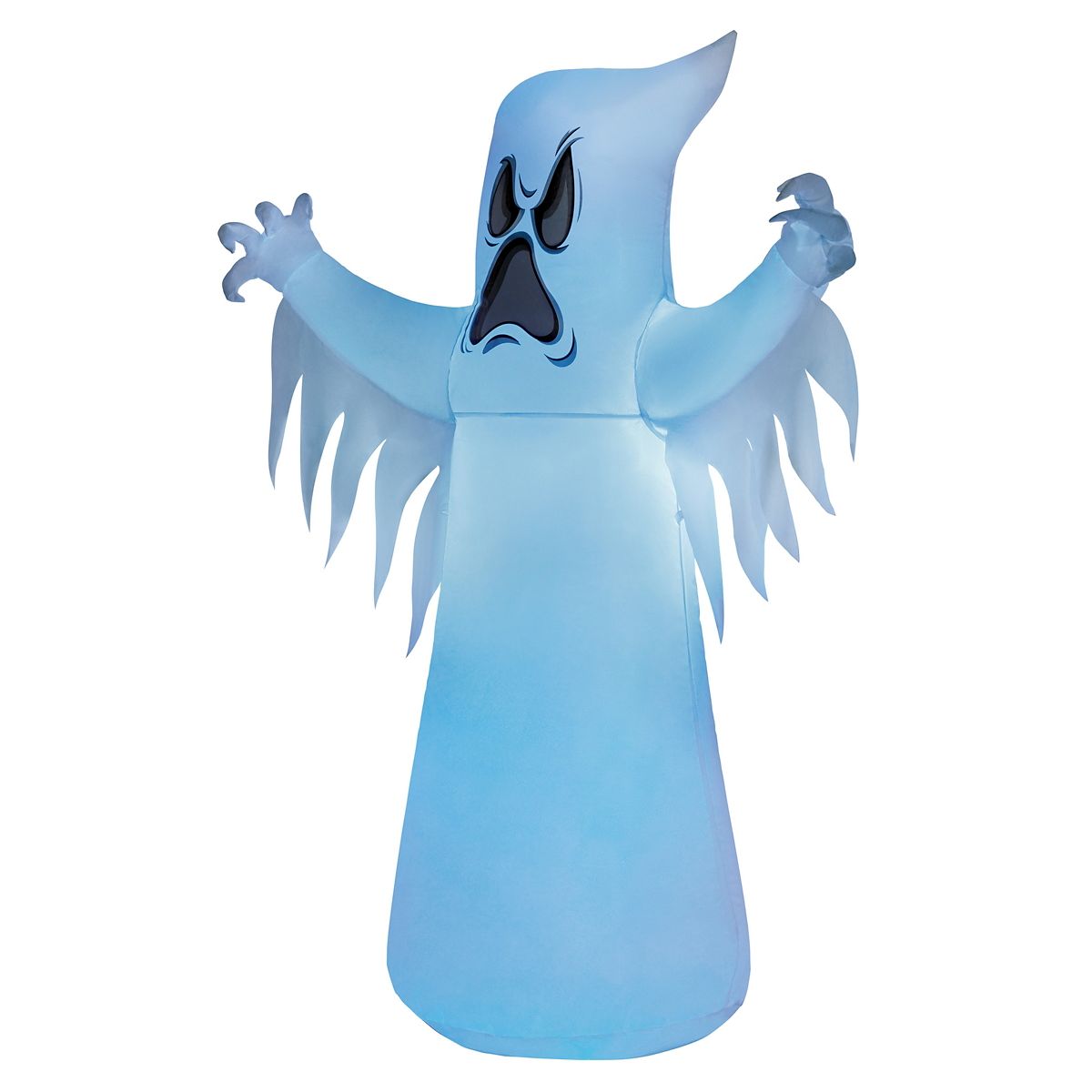 4 Ft Light-Up Ghost Inflatable Decoration WHITE