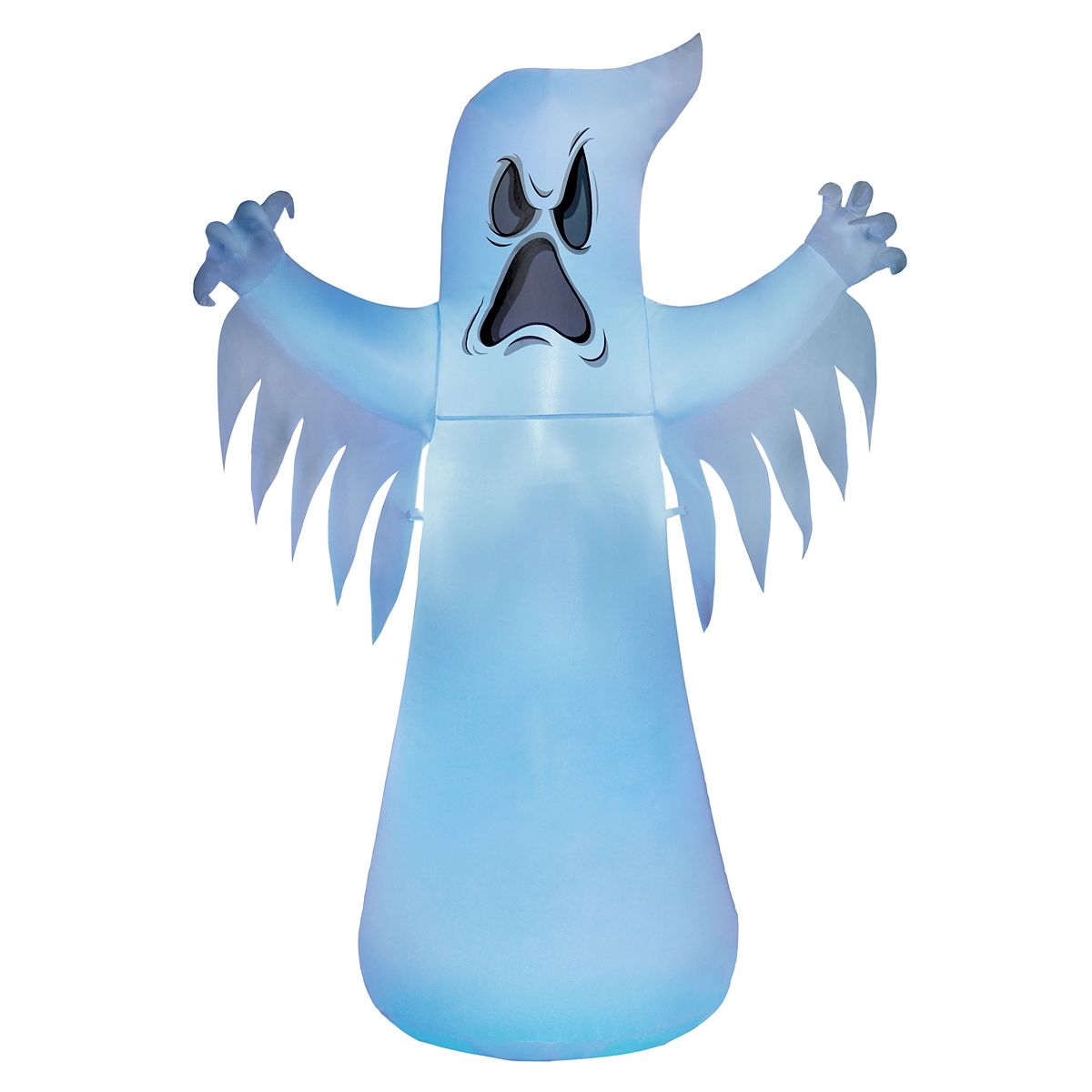 4 Ft Light-Up Ghost Inflatable Decoration WHITE