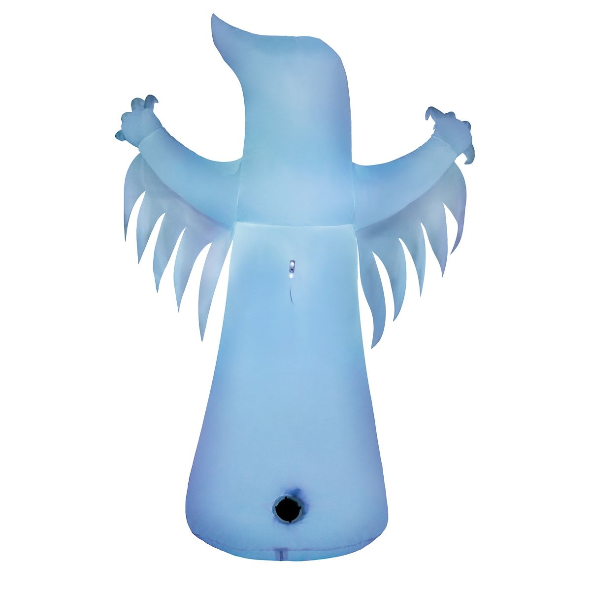 4 Ft Light-Up Ghost Inflatable Decoration WHITE