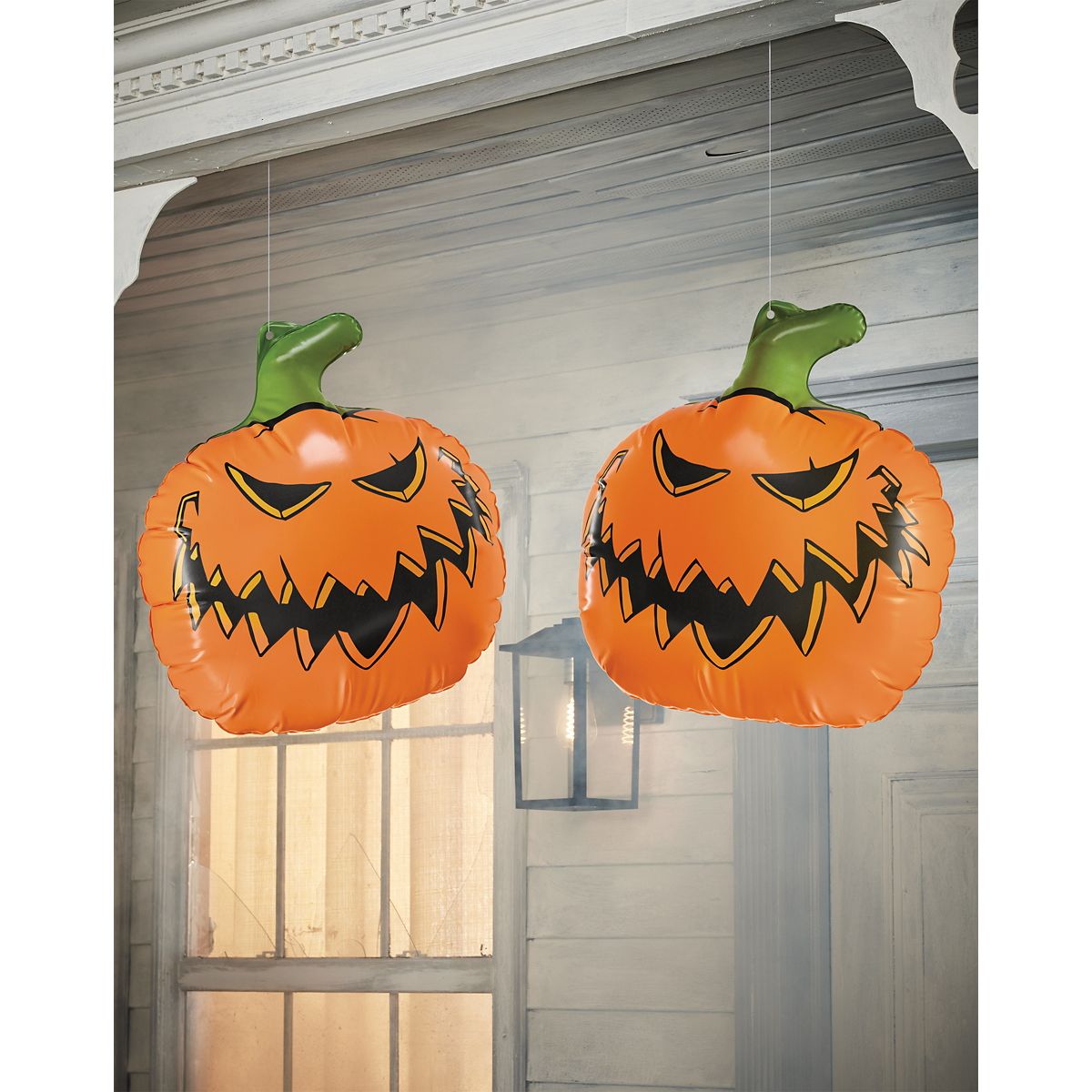Inflatable Pumpkin Set - 2 Pack ORANGE