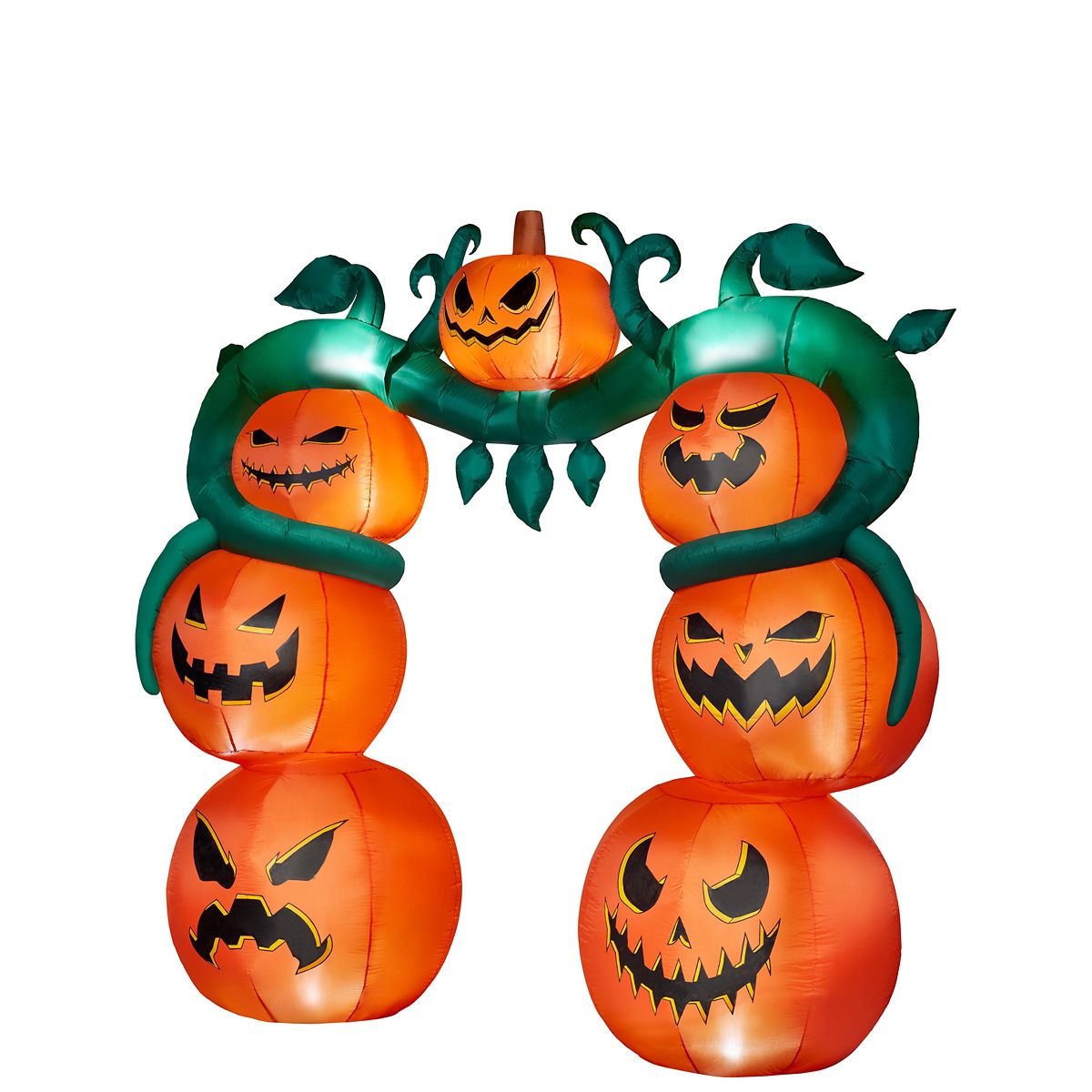 9 Ft Light-Up Jack-O'-Lantern Archway Inflatable Decoration ORANGE