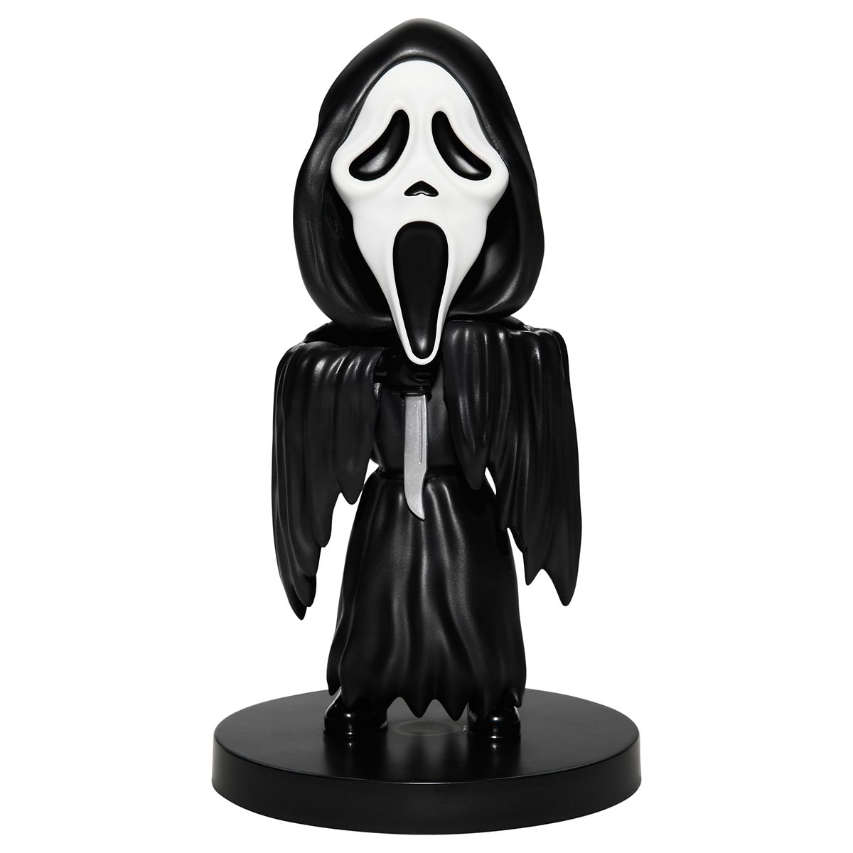 Ghost Face Lawn Gnome BLACK AND WHITE