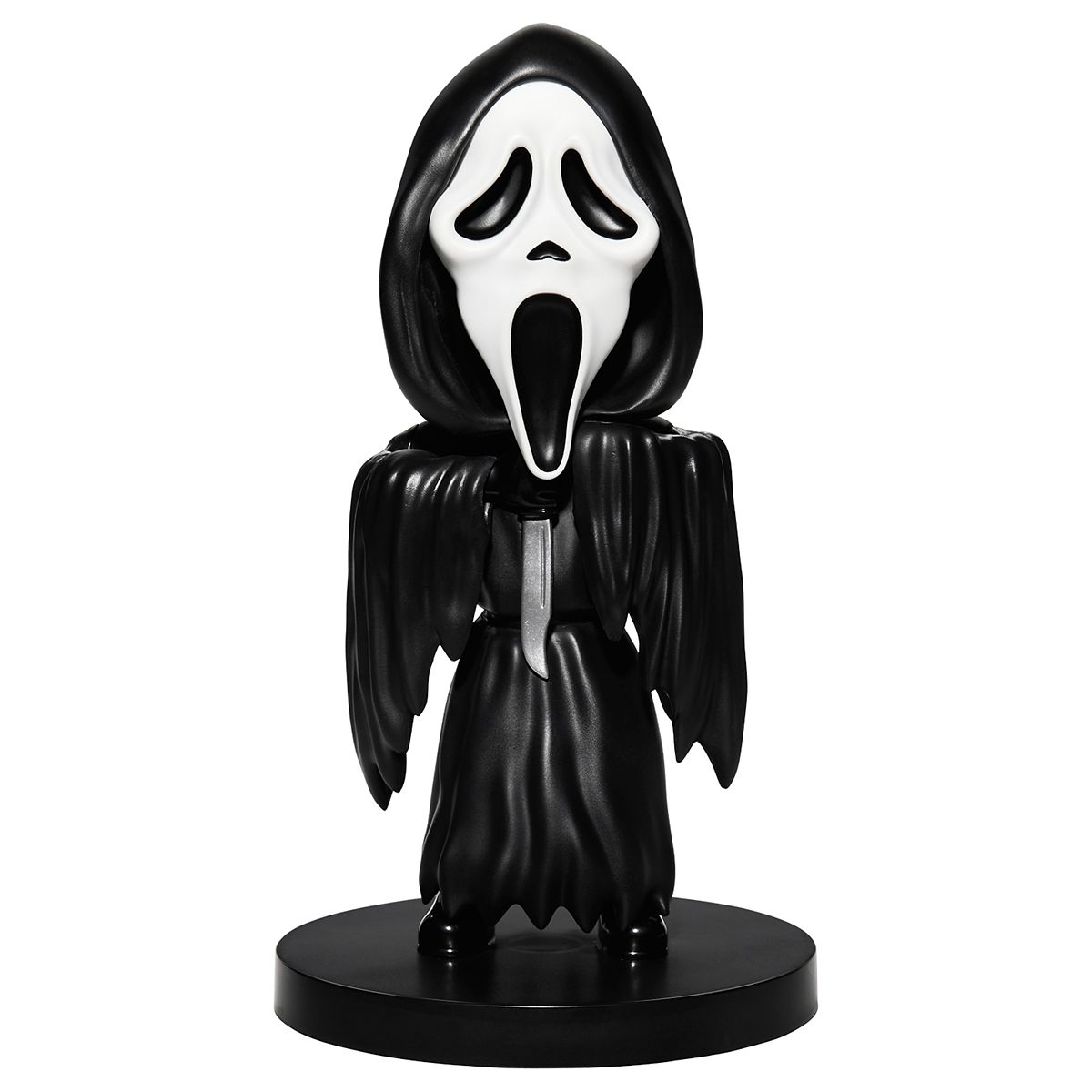 Ghost Face Lawn Gnome BLACK AND WHITE