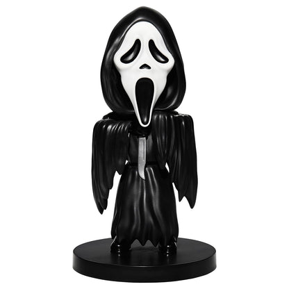 Ghost Face Lawn Gnome BLACK AND WHITE