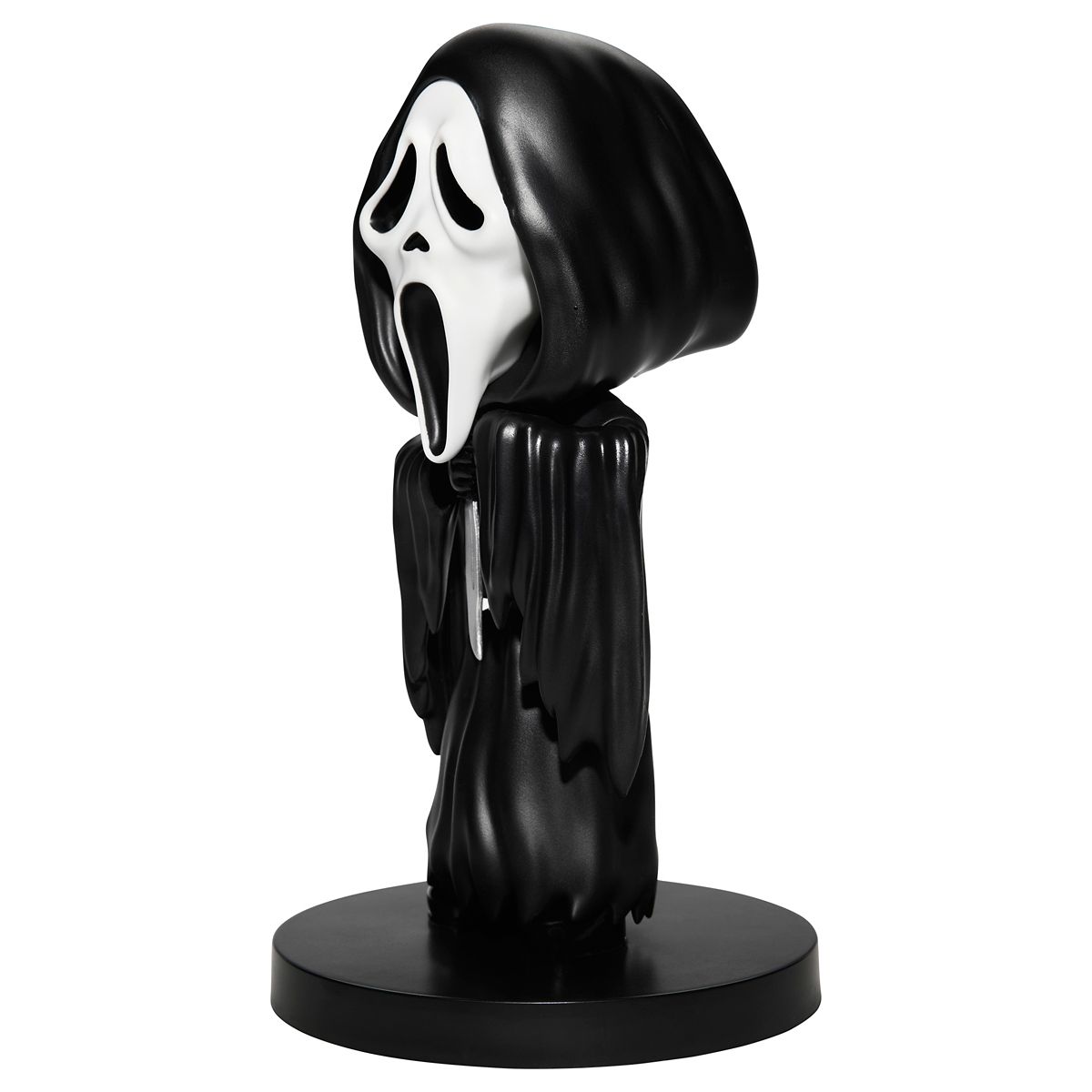 Ghost Face Lawn Gnome BLACK AND WHITE