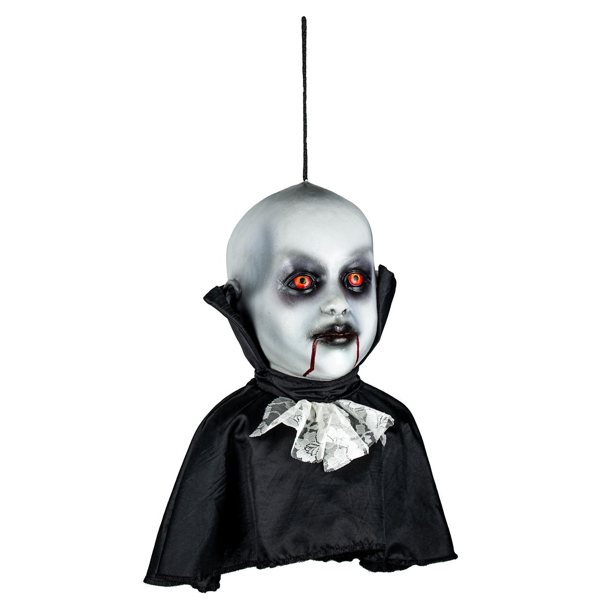 Hanging Vampire Bust Static Prop MULTI-COLOR