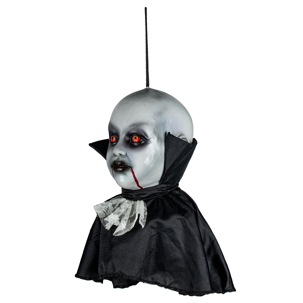 Hanging Vampire Bust Static Prop MULTI-COLOR