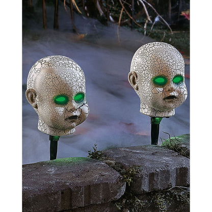 Light-Up LED Cracked Doll Pathway Markers