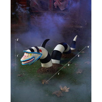 Ground Breaking Beetlejuice Sandworm Prop BLACK / MULTI