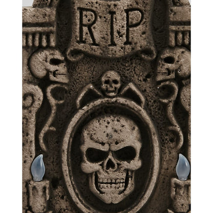 Light-Up Skull Tombstone