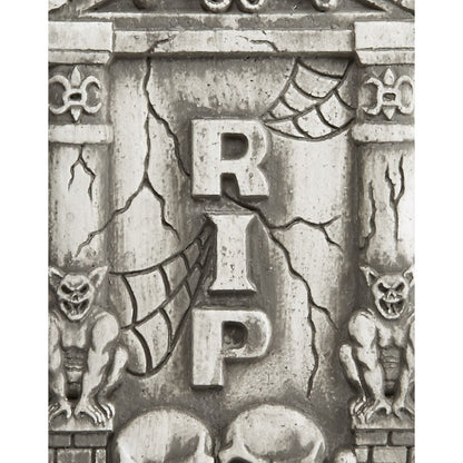 2 Ft Skull and Gargoyle Tombstone