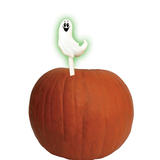 Light-Up Ghost Pumpkin Stake MULTI-COLOR