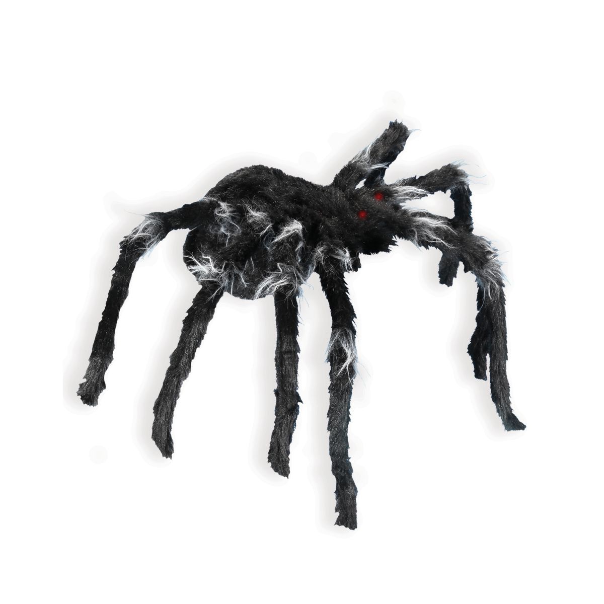 21 In LED Black Jumping Spider Animatronic BLACK