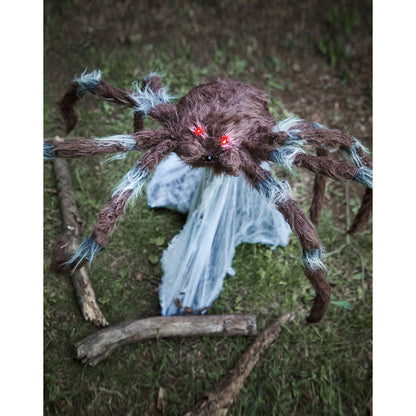 21 In LED Brown Jumping Spider Animatronic BROWN