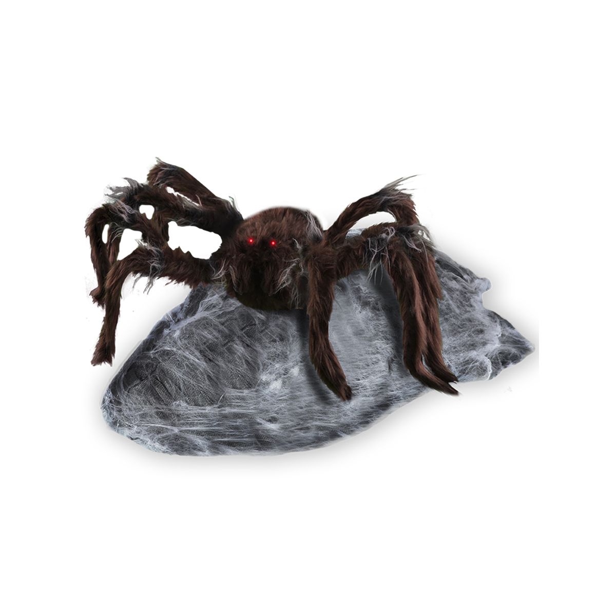 21 In LED Brown Jumping Spider Animatronic BROWN