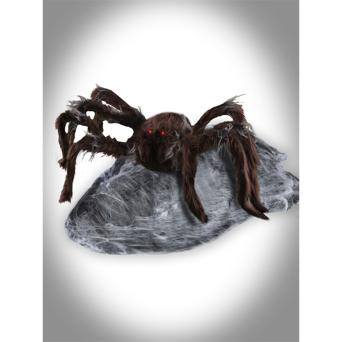 21 In LED Brown Jumping Spider Animatronic BROWN