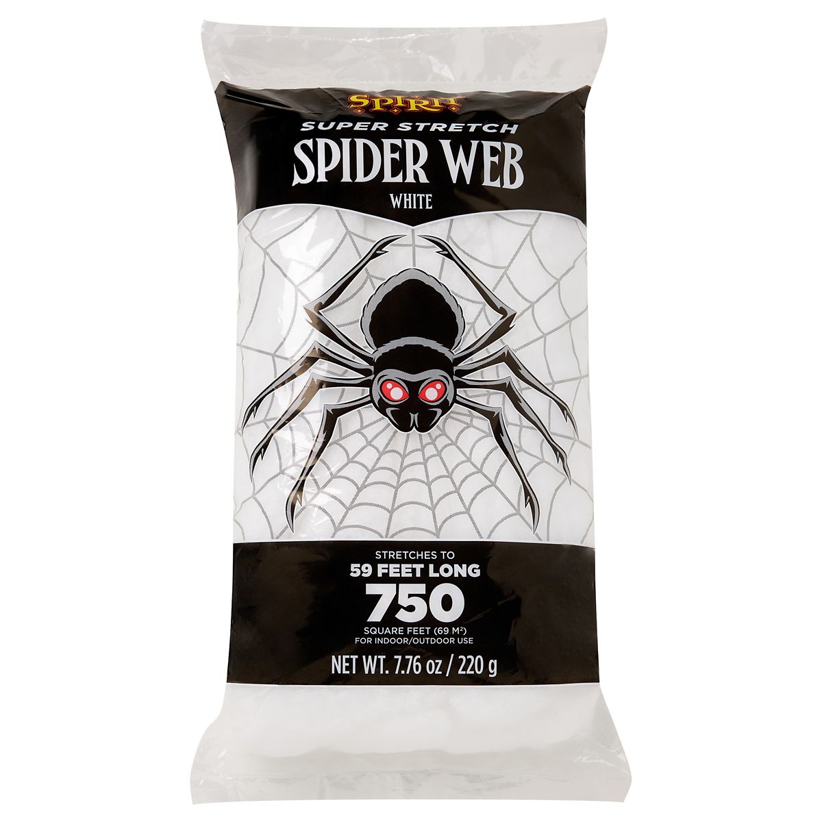 Superstretch Jumbo Bag Spider Web Decoration