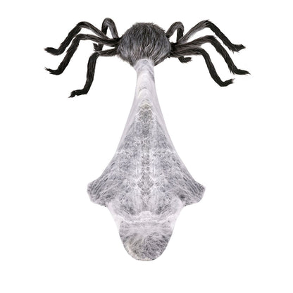 21 In LED Gray Jumping Spider Animatronic GRAY