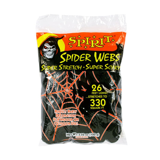 Black Spider Web BLACK