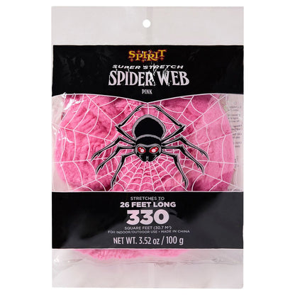 Super Stretch Spider Web Pink PINK