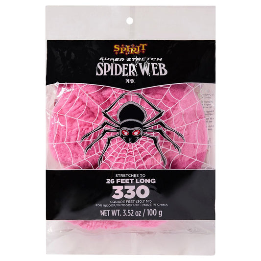 Super Stretch Spider Web Pink PINK
