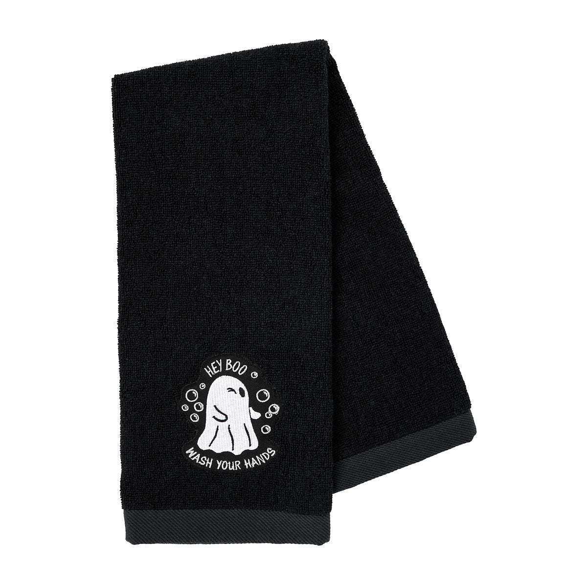 Ghost Hand Towel BLACK AND WHITE