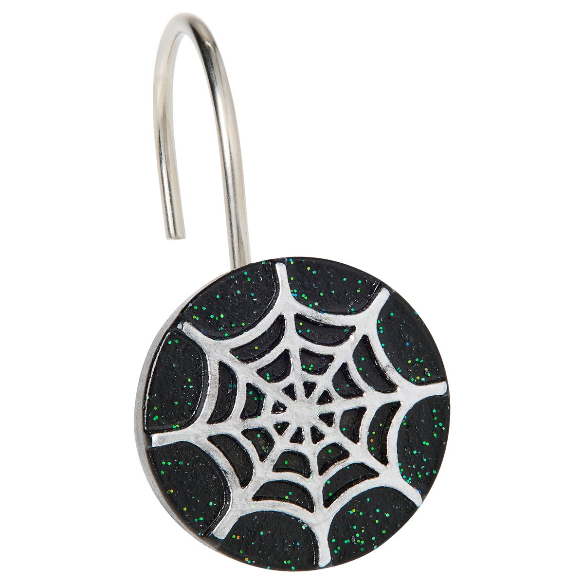 Spider Web Shower Hook Set BLACK