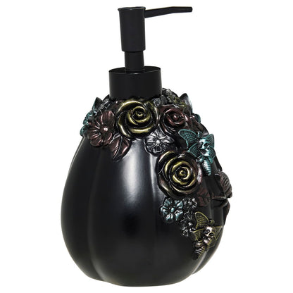 Decorative Black Pumpkin Soap Dispenser BLACK / MULTI