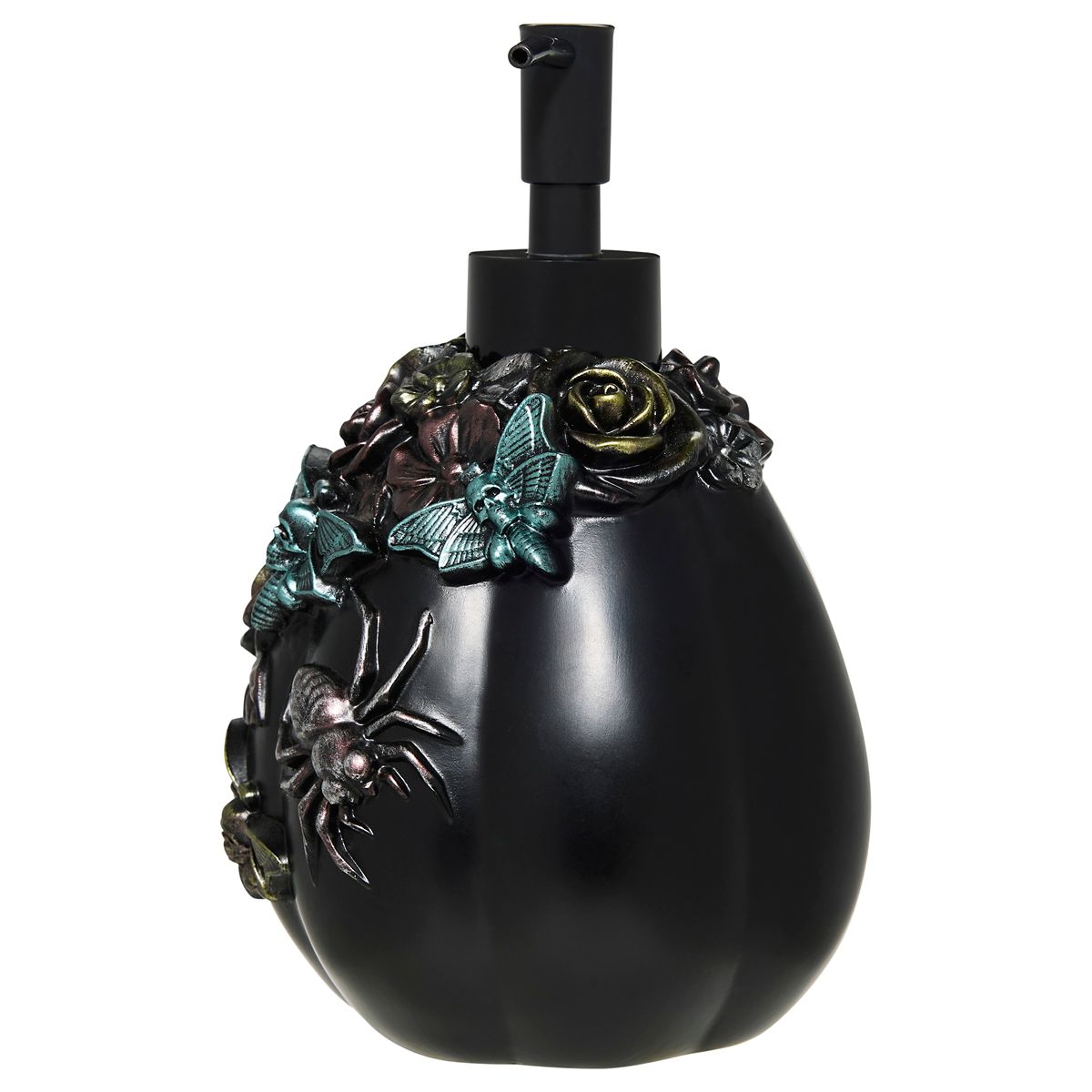 Decorative Black Pumpkin Soap Dispenser BLACK / MULTI